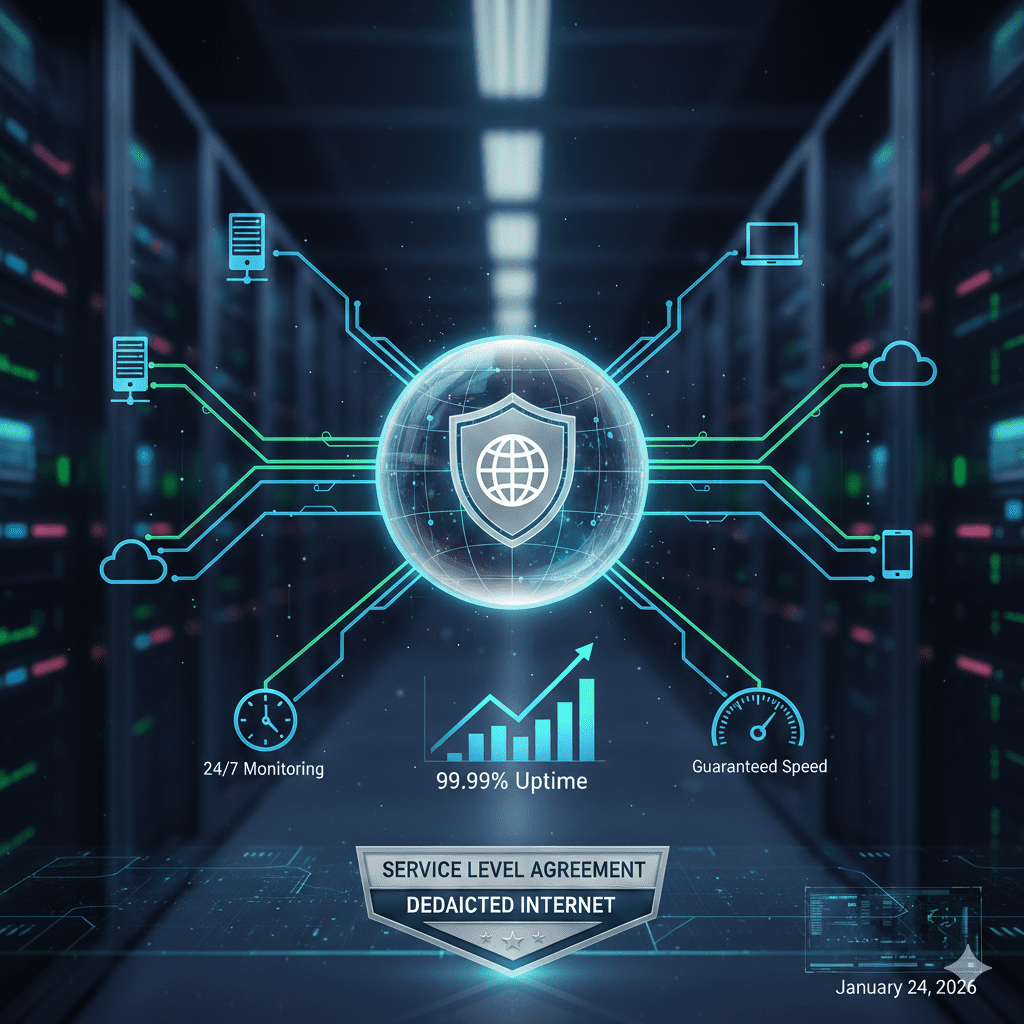 Memahami SLA Internet Dedicated: Uptime, Latency, dan Jitter